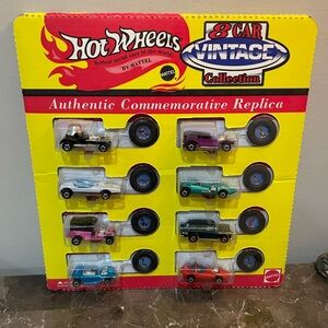 1993 Mattel Hot Wheels 8 Car Vintage Collection ver. 2 NRFB